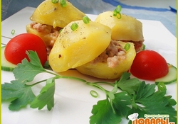 Рецепт: Сырный картофель