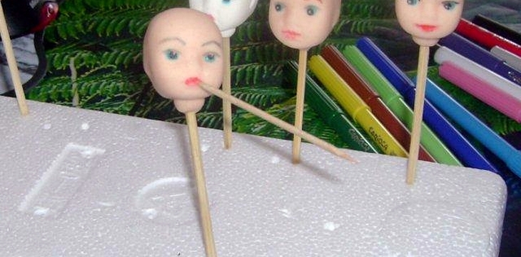 Шаг №6 МК Как нарисовать лицо куколке от Annula