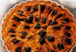 Пирог из яблок и чернослива 