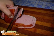 Шаг 3: Нарежьте ломтиками мясо