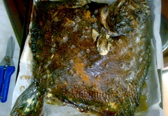 Камбала запечённая 