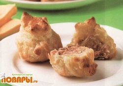 Рецепт: "Мешочки" с сюрпризом