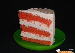 Рецепт: Вишневый масляный бисквит