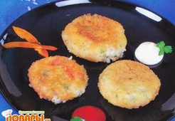 Капустно-рисовые биточки