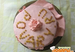 Птичье молоко с клубничкой