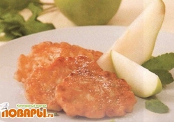 Рецепт: Оладьи фруктовые