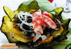 Салат из морской капусты по-амурски  