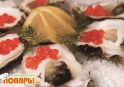 Рецепт: Устрицы по-русски