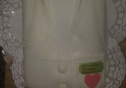 Рецепт: Тортик к "Дню медика" для подруги