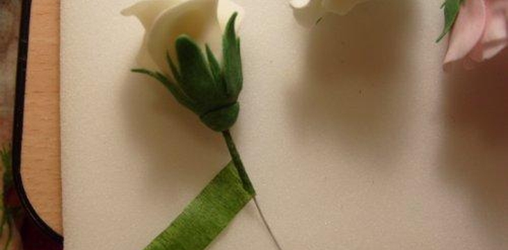 Шаг №28 МК Роза на проволоке от Учредительница