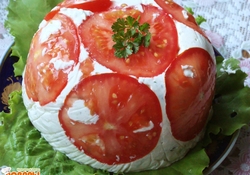 Рецепт: Шарлота с помидорами