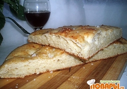 Рецепт: Фоккача с сыром