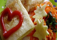 Вариант кыстыбая из лаваша