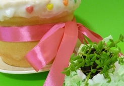 Кулич пасхальный творожный