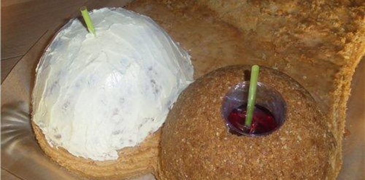 Шаг №6 МК Грудь с рюмкой от Lilök