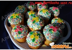 Кулич домашний с цукатами и изюмом