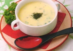 Куриный суп со шпинатом