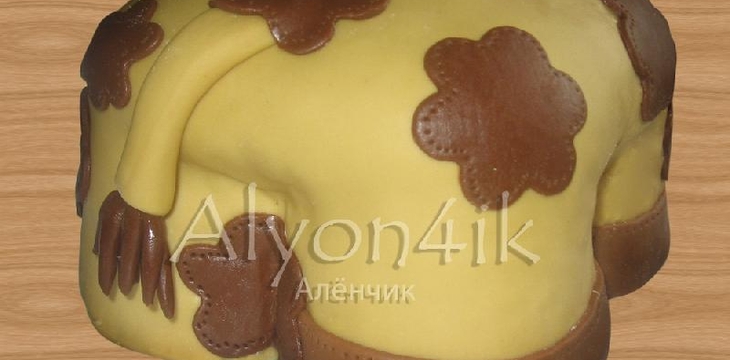 Шаг №5 МК Жирафа - Жоржетта 3D от Алёнчик