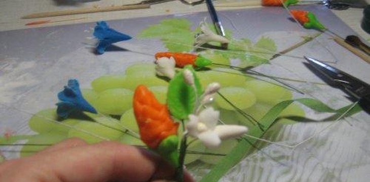 Шаг №26 МК Букетик от ивановна