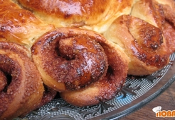 Пирог "Улитка" с корицей