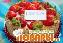 Торт " Клубничный беспредел"