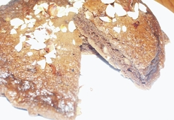 Шоколадные оладьи с лесными орехами (фундуком)