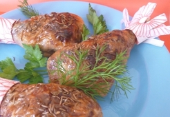 Куриные ножки, фаршированные кедровыми орешками