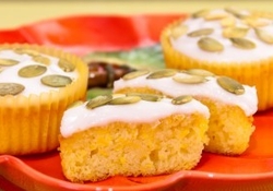 Рецепт: Кексы из тыквы