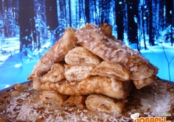 Рецепт: "Избушка в заснеженном лесу"