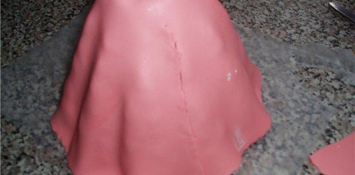 Шаг №2 МК Торт Кукла Барби от Larissa3