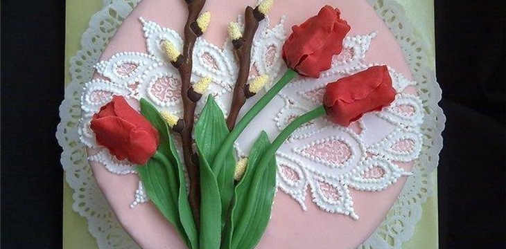 Шаг №6 МК Как сделать веточку вербы от Timonich