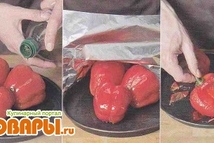 Шаг 2: Тем временем положите перцы в …