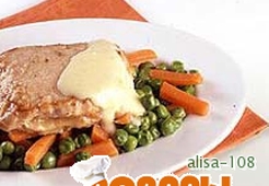 Медальоны из телятины с фондю