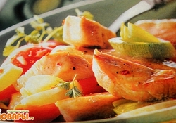 Рецепт: Индейка в кокосовом соусе