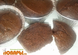 Рецепт: Влажные шоколадно-имбирные кексы