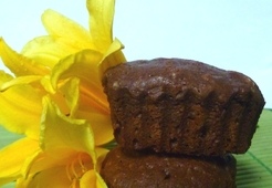 Маффины с апельсиновыми цукатами а ля брауни 