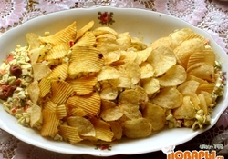 Рецепт: Салат "Крабовые палочки"