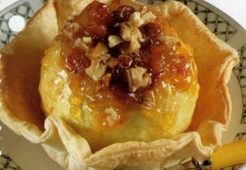 Печеные яблоки в тюльпанах