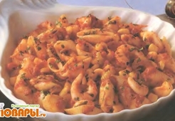 Ракушечная паста с морепродуктами