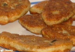 Пирожки жареные (на творожном тесте)