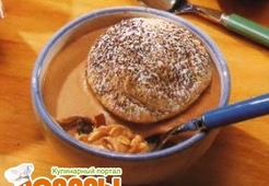 Десерт со злаками и шоколадом