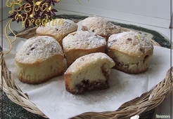 Кексы с шокопастой