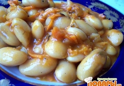 Рецепт: Фасоль в томате