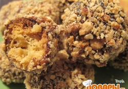 Рецепт: Песочно-ореховые печеньки