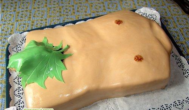 МК Торт в виде Мужского Торса от selenchik