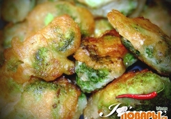 Рецепт: Брокколи в кляре