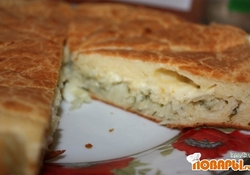 Рецепт: Простой капустный пирог