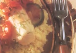 Рецепт: Палтус с кабачками