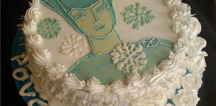 Шаг №7 Торт "Снежная королева" от DinaDina