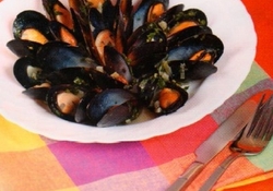 Рецепт: Мидии "Мариньер"